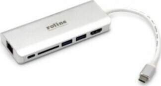 HUB USB Roline dokująca USB C