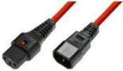 Kabel  MicroConnect IEC LOCK C13 -