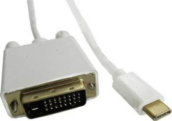 Kabel USB Qoltec USB-C - DVI-D
