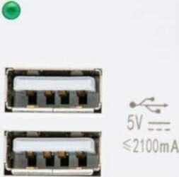 Maclean USBx2   2.1A fast charge