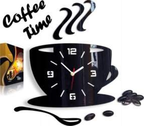 ModernClock ścienny FILIŻANKA EFEKT 3D ORY