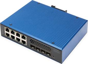 Switch Digitus Przemysłowy 8+4 10G Uplink