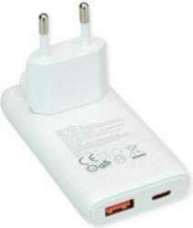 Value Ścienna USB , wtyczka EU/US, 2