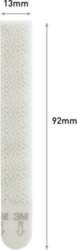 3M Command Strips Narrow 4pcs, white