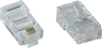 InLine ® 100pcs Modular Plug 8P4C