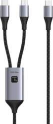 Kabel USB Techly USB-C - 2x