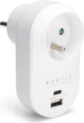 Montis  sieciowy  + USB-A + USB-C