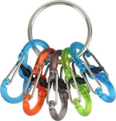 Nite-Ize KeyRing + 5x micro karabińczyk
