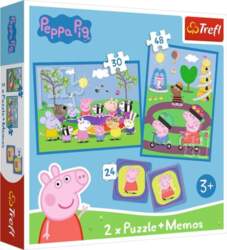Trefl Puzzle + memos    Peppa 93331