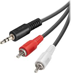 Vivanco cable 3.5mm - 2xRCA