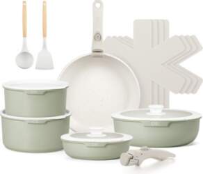 CS Kochsysteme 17-piece Space-Saving Cookware Set