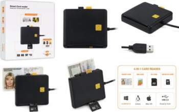 ILike 4-in-1 USB Smart Card Reader
