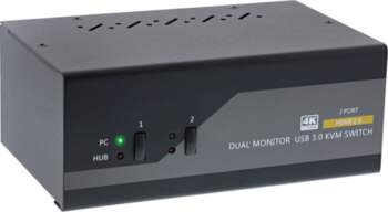 InLine InLine® KVM Desktop Switch, 2-port