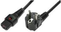 Kabel  MicroConnect IEC LOCK C13 -