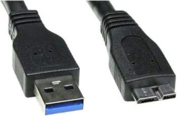 Kabel USB Logo USB-A - microUSB
