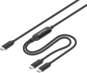 Kabel USB Manhattan USB-C - 2x