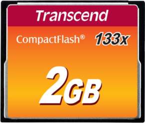 MEMORY COMPACT FLASH 2GB/MLC TS2GCF133 TRANSCEND