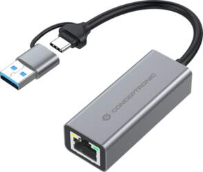 USB Conceptronic USB-C - RJ-45   (ABBY08G)
