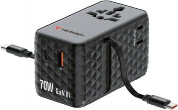 Verbatim Verbatim Travel  EU/UK/US GaN 1xUSB-C/1xUSB-A/2xUSB-C