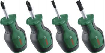 Bosch Stubby Screwdriver Set 4-Piece |