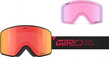 Giro Gogle METHOD BLACK/RED STACKED (Cylindrical)