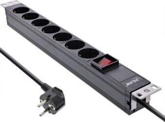 InLine InLine® 19" socket strip, 7-way