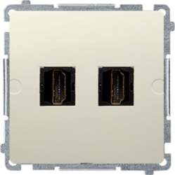 Kontakt-Simon Simon Basic   HDMI beż BMGHDMI2