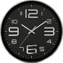 Platinet Wall Clock ścienny Nexus Black