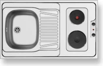 Sink with 2 hot plates Pyramis