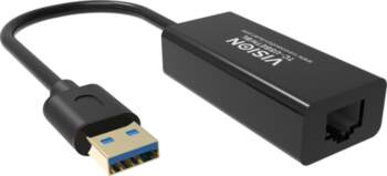 USB Vision USB-A - RJ-45 (TC-USBETH/BL)
