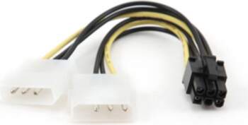 CABLE POWER ADAPTER 6PIN/2MOLEX CC-PSU-6 GEMBIRD