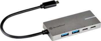 HUB USB SilverStone 2x USB-C  +