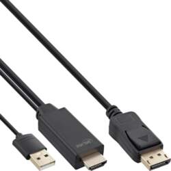 Kabel InLine DisplayPort - HDMI 0