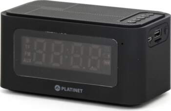 Platinet wireless speaker + alarm clock