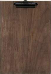 Securit Securit® A4 WALNUT CLIP menuholder