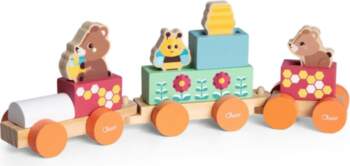 Chicco   z wagonami i  MY WOOD