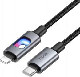 Hoco Kabel USB z diodami LED