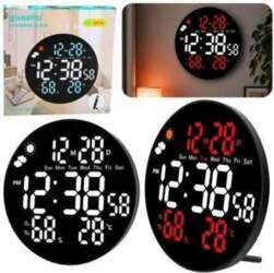 LeanToys ścienny LED data, temperatura... |