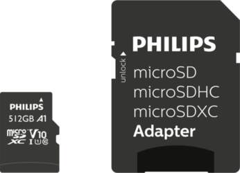 Philips MicroSDXC Card 512GB Class 10