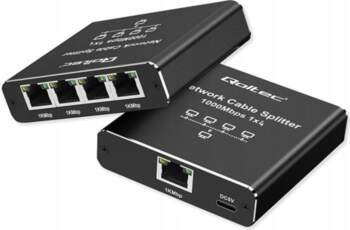 Qoltec  splitter Ethernet mini SWITCH 1x4