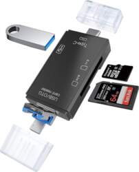 Roger RoGer OTG USB-C/USB/microUSB Cardreader TF