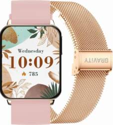 Smartwatch Gravity Viedpulkstenis / zelts- |