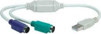 USB Value USB-A - PS/2 x2