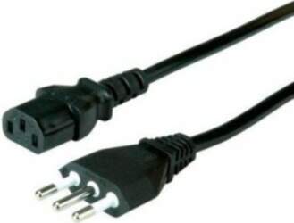 Value Kabel  ,  IEC,  włoska,  5 m