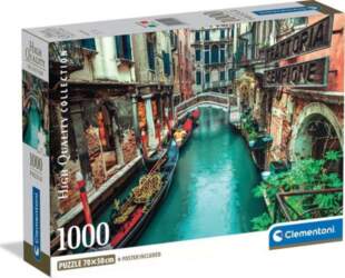 Clementoni Puzzle Compact Wenecki 1000 (39945)