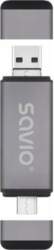 Savio SD , USB-C+ USB-A 2.0+