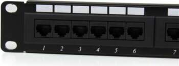 StarTech Patch panel 19" 1U 24x