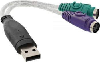 USB InLine USB-A - PS/2 x2