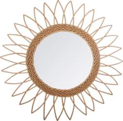 Atmosphera Wiklinowe lustro ścienne Sharp Sun