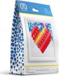 DIAMOND DOTZ PATCHWORK HEART | 018-DDS007F